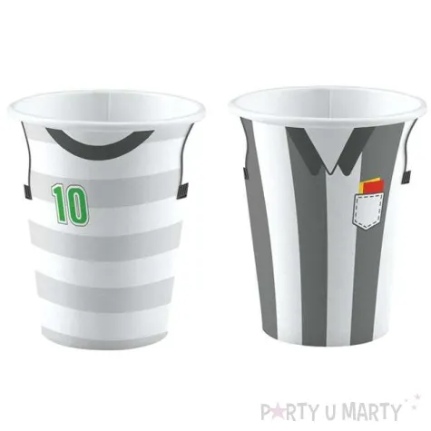 kubeczki papierowe pilka nozna amscan 250 ml 8 szt