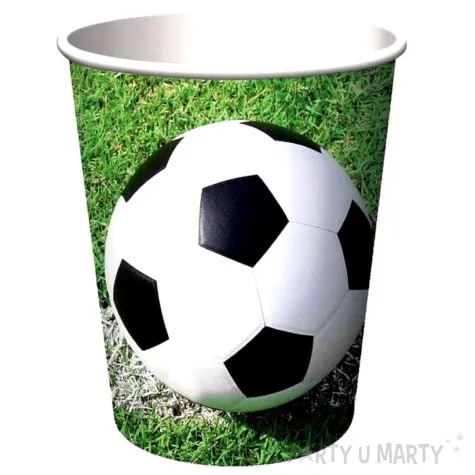 kubeczki papierowe pilka nozna jix 9 cm 6 szt