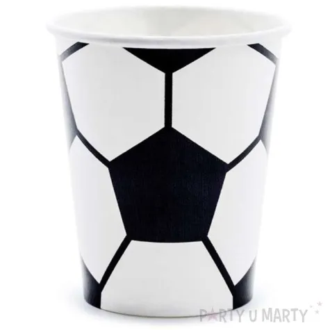 kubeczki papierowe pilka nozna parytydeco 220 ml 6 szt