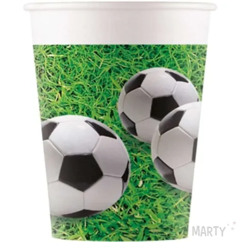kubeczki papierowe pilka nozna procos 200 ml 8 szt