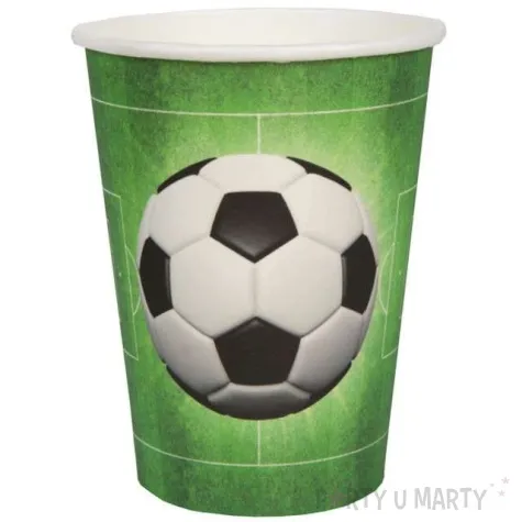 kubeczki papierowe pilka nozna santex 250 ml 10 szt