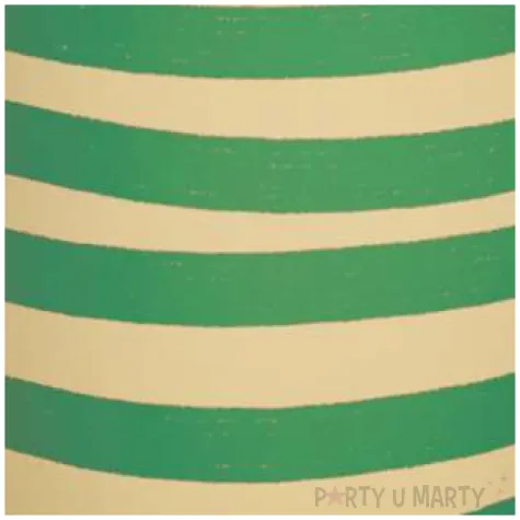 kubeczki papierowe poziome paski zielono zolte paw 250 ml 10 szt