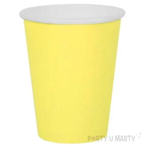 kubeczki papierowe premium cytrynowe santex 250 ml 10 szt