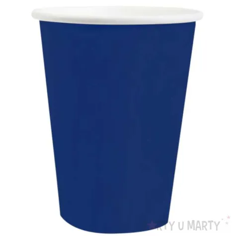 kubeczki papierowe premium granatowe santex 250 ml 10 szt