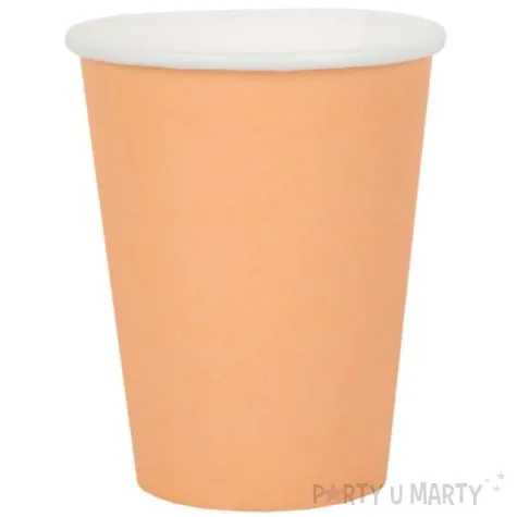 kubeczki papierowe premium koralowe santex 250 ml 10 szt