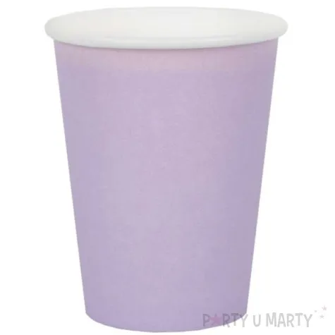 kubeczki papierowe premium lawendowe santex 250 ml 10 szt
