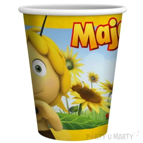 kubeczki papierowe pszczolka maja 250 ml party factory 10 szt