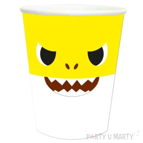 kubeczki papierowe rekin shark congee 250 ml 6 szt