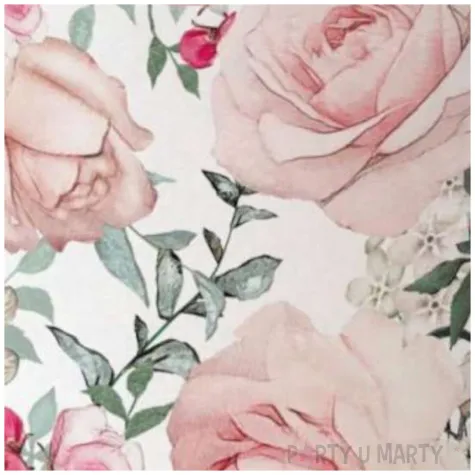 kubeczki papierowe roze paw 250 ml 8 szt