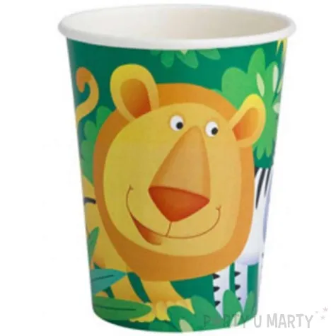 kubeczki papierowe safari amscan 266 ml 8 szt