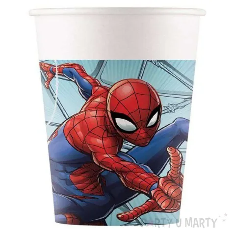 kubeczki papierowe spiderman procos 200 ml 8 szt