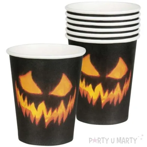 kubeczki papierowe straszna dynia party tino 250 ml 6 szt