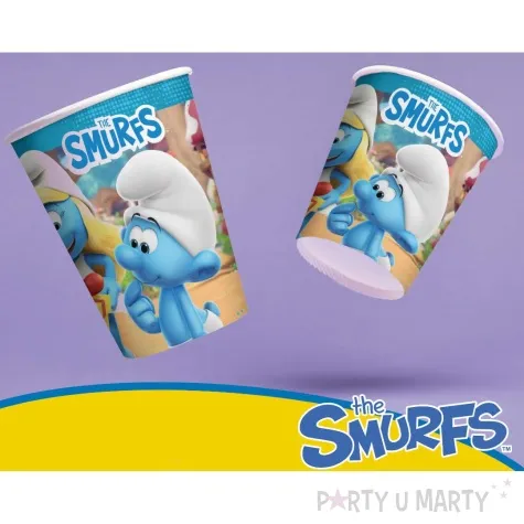 kubeczki papierowe the smurfs smerfy party factory 250 ml 10 szt