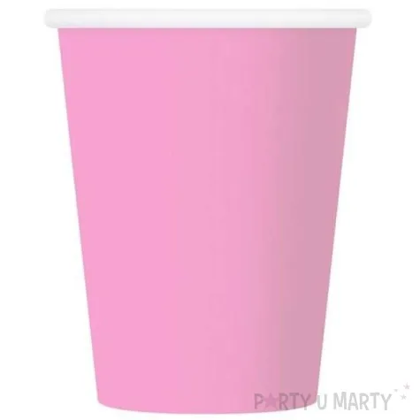 kubeczki papierowe tradycyjny rozowe 270 ml 6 szt