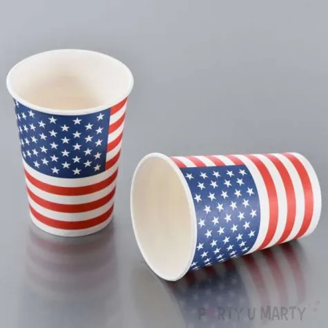 kubeczki papierowe usa party santex 270 ml 8 szt