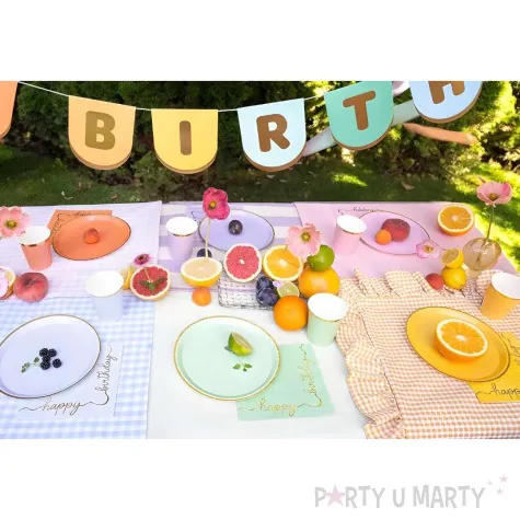 kubeczki papierowe z ote brzegi partydeco 220 ml 6 szt