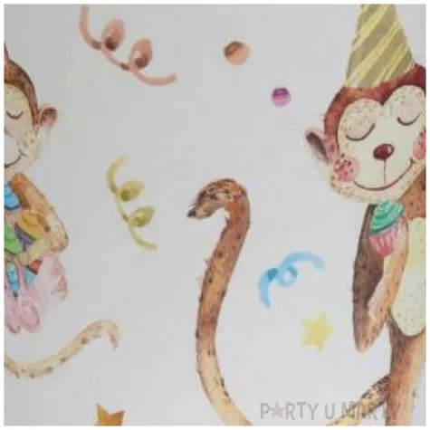 kubeczki papierowe zoo urodziny santex 250 ml 10 szt