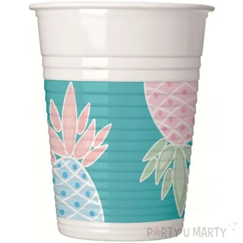 kubeczki plastikowe ananasy procos 200 ml 8 szt
