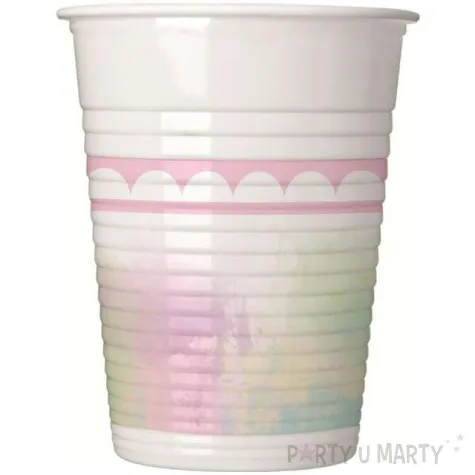 kubeczki plastikowe believe in unicorns procos 200 ml 8 szt