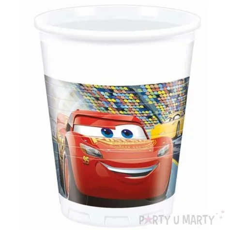 kubeczki plastikowe cars 3 procos 200 ml 8 szt