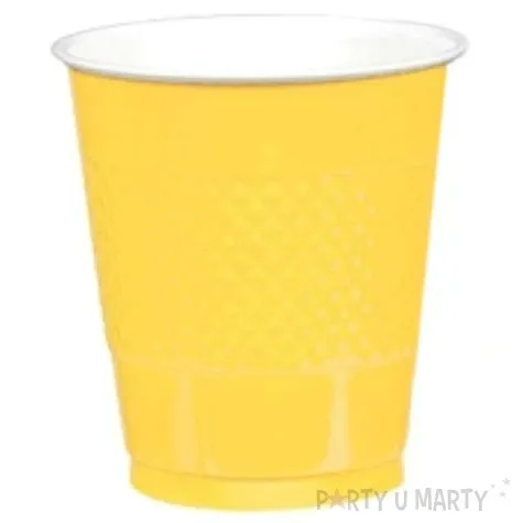 kubeczki plastikowe diamond amscan 355 ml zolte 20 szt