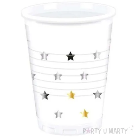 kubeczki plastikowe gwiazdy procos 200 ml 8 szt