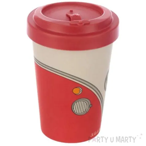 kubek bambusowy eko volkswagen czerwony 400 ml puckator