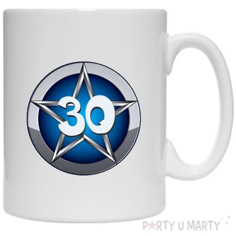 kubek blue star 30 urodziny 330 ml