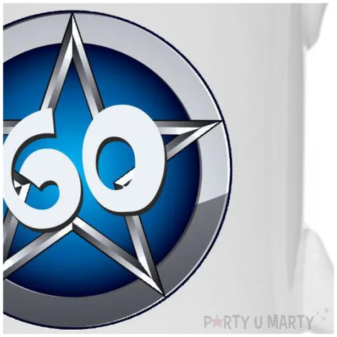 kubek blue star 60 urodziny 330 ml