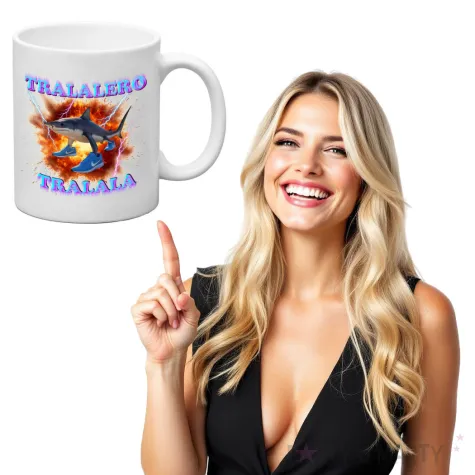 kubek brainrot tralalero tralala 330 ml