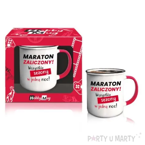 kubek garnuszek maraton zaliczony bgtech 400 ml