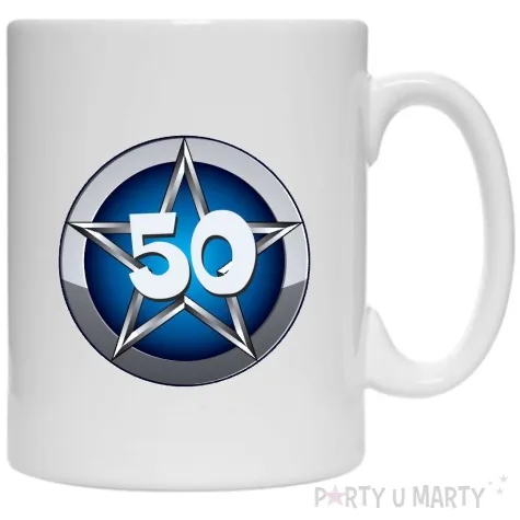 kubek gwiezdny szeryf 50 urodziny 330 ml