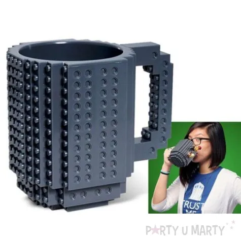 kubek klocki grafitowy gadgetmaster 350 ml