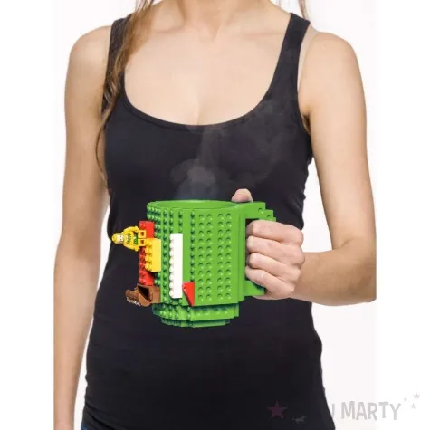 kubek klocki zielony gadgetmaster 350 ml