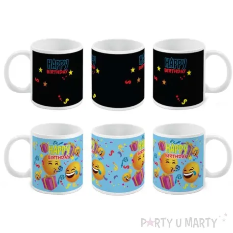 kubek magiczny happy birthday bialy bgtech 300 ml