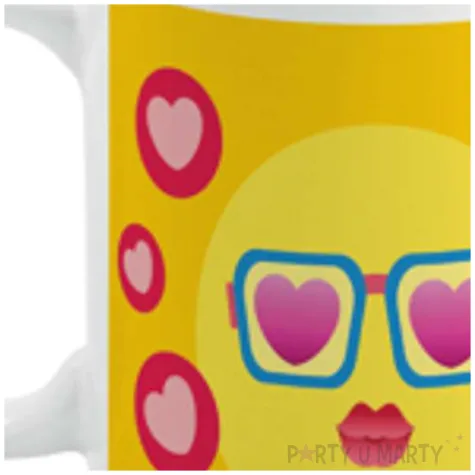 kubek magiczny kocham cie bialy bgtech 300 ml