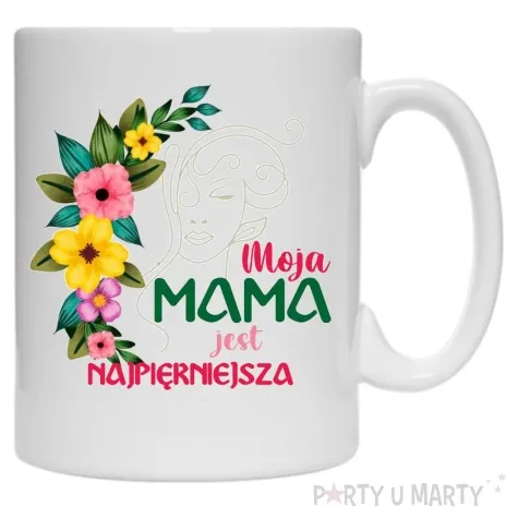 kubek moja mama jest najpiekniejsza 330 ml