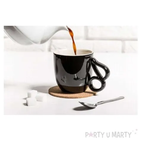 kubek muzyczna nuta czarny gadgetmaster