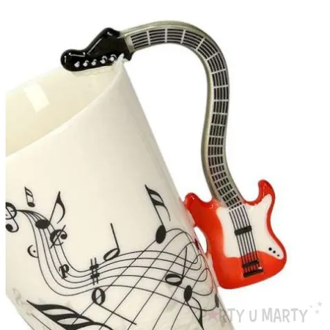 kubek muzyka gitara czerwona 250 ml gm