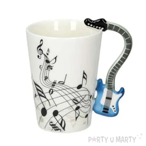 kubek muzyka gitara niebieska 250 ml gm