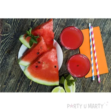 kubek plastikowy ze slomka arbuz boland 900 ml 15 cm