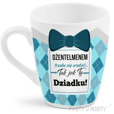 kubek z nadrukiem barylka dziadek dzentelmen bgtech 300 ml