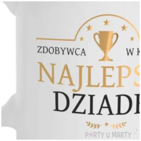 kubek z nadrukiem barylka zdobywca kategorii najlepszy dziadek bgtech 300 ml