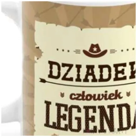 kubek z nadrukiem dziadek czlowiek legenda bgtech 300 ml
