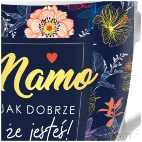 kubek z nadrukiem mamo jak dobrze bgtech 470 ml