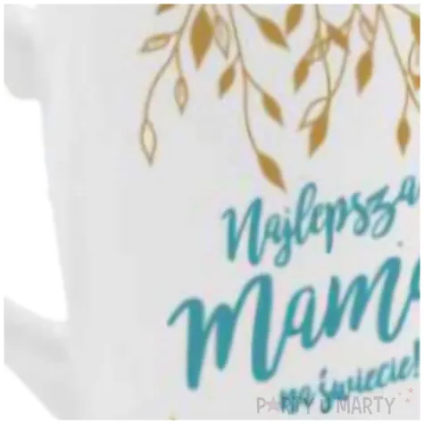 kubek z nadrukiem najlepsza mama na swiecie bialy bgtech 300 ml
