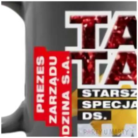 kubek z nadrukiem tata starszy specjalista ds bgtech 300 ml