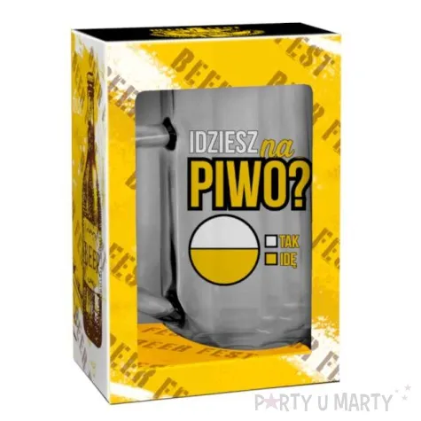 kufel idziesz na piwo bgtech 500 ml