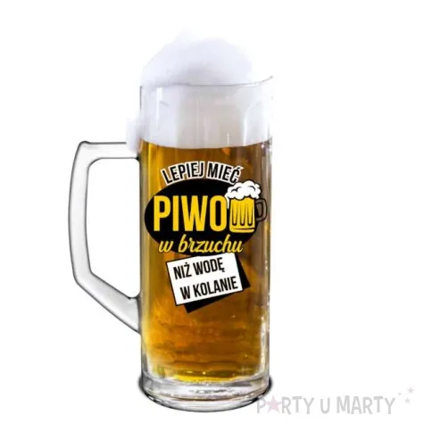 kufel lepiej miec piwo w brzuchu bgtech 500 ml