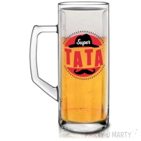 kufel super tata kapelusz z wasem bgtech 500 ml